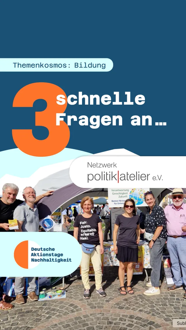Themenkosmos Bildung politik|atelier